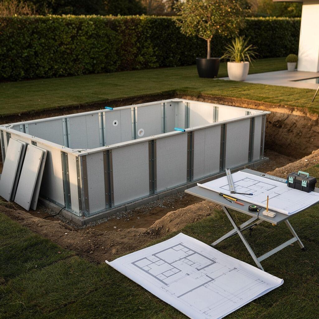 Planung und Aufbau Ihres neuen Schwimmbeckens – Heizung-Sanitaer-Poolbau.de