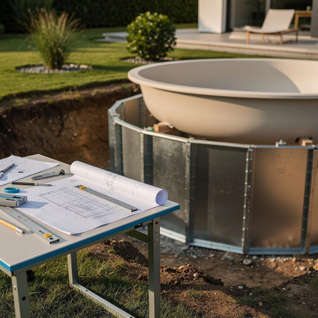Poolplanung für Polyfaser-Pools und Stahlwand-Becken – Heizung-Sanitaer-Poolbau.de