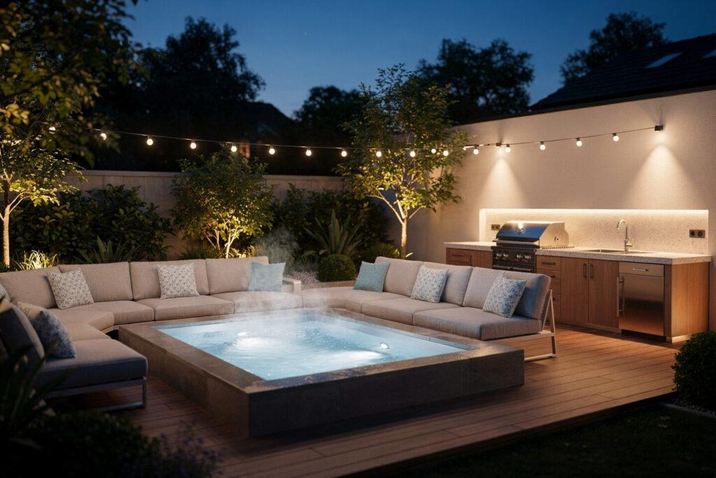 Whirlpool, Gartenlounges und Outdoorküche – Ihren Außenbereich komplett gestalten – Heizung-Sanitaer-Poolbau.de